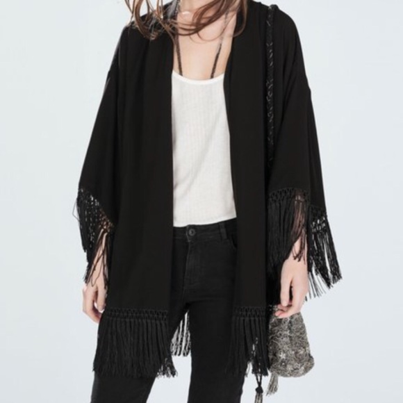 Jackets & Blazers - Zara Boho Kimono